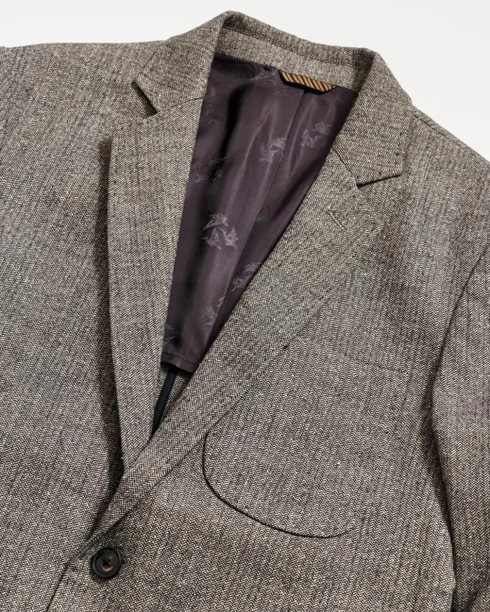 Suiting Men Billy Reid Archie Jacket Blackwhite