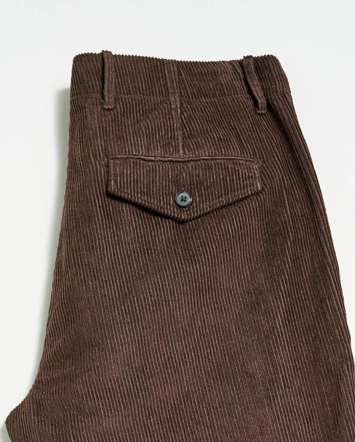 Suiting Men Billy Reid Corduroy Moore Trouser Chocolate