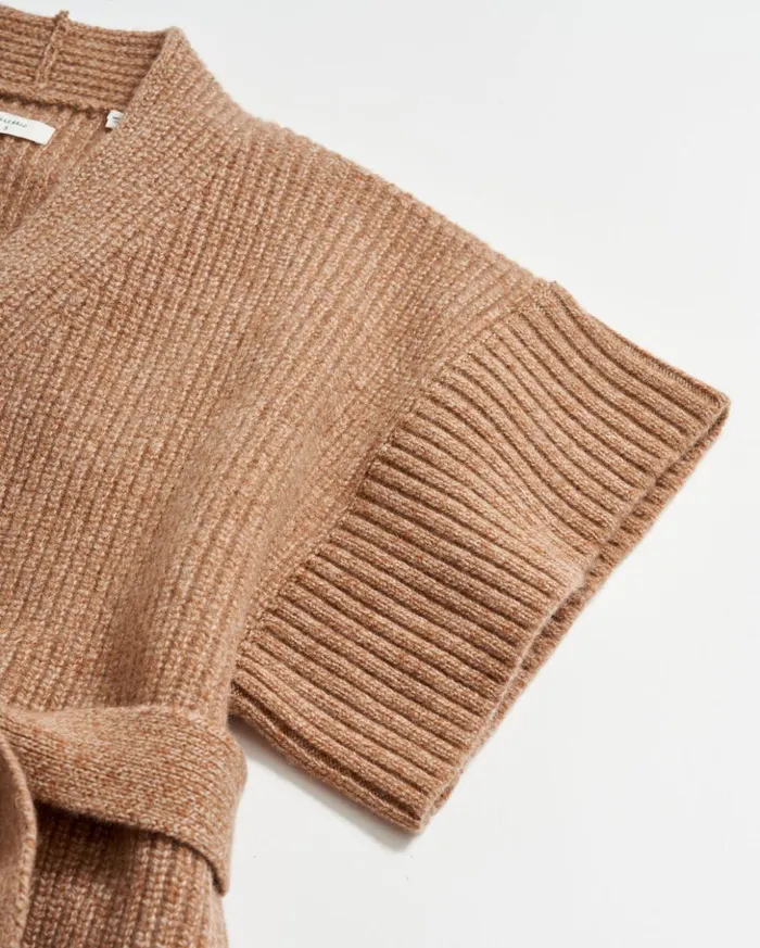 Sweaters and Knits Women Billy Reid Shell Wrap Cardigan Camel