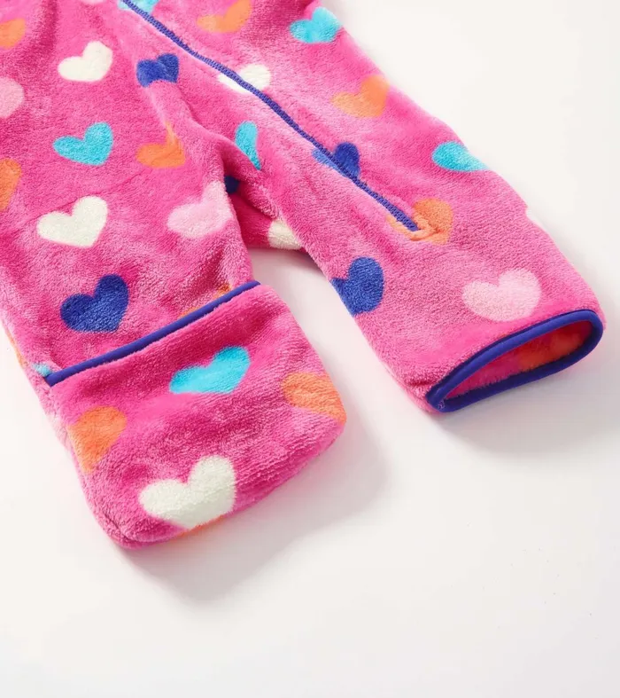 Sweaters Baby and Toddler Hatley Baby Girls Hearts Fleece Suit