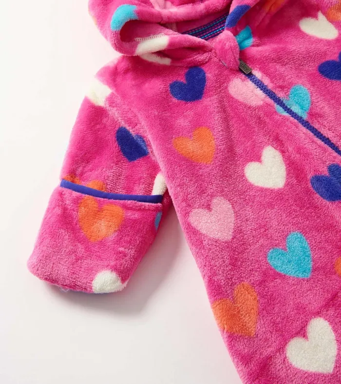 Sweaters Baby and Toddler Hatley Baby Girls Hearts Fleece Suit