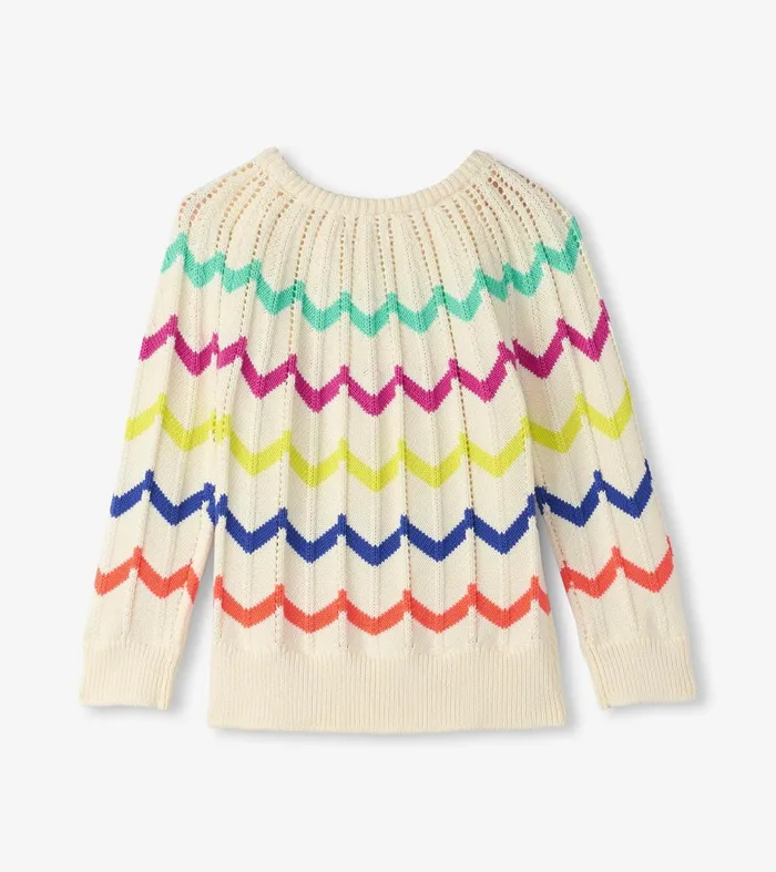 Sweaters Girls Hatley Girls Rainbow Sweater