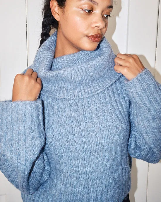 Sweaters Women Bruni Sweater Stone Blue Lisa Says Gah