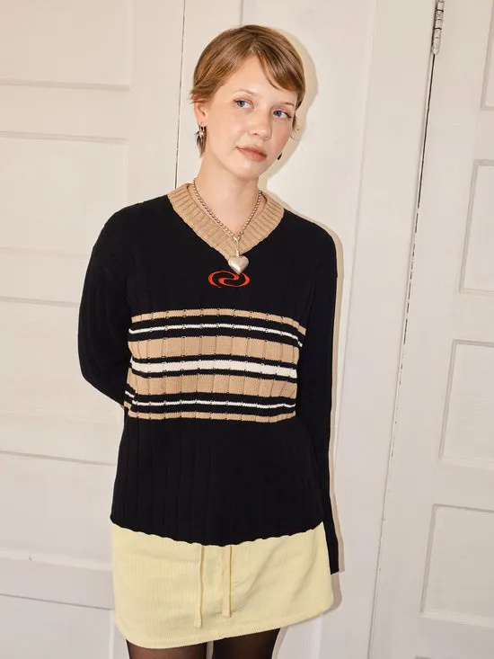 Sweaters Women Collin V Neck Pullover Black Lisa Says Gah