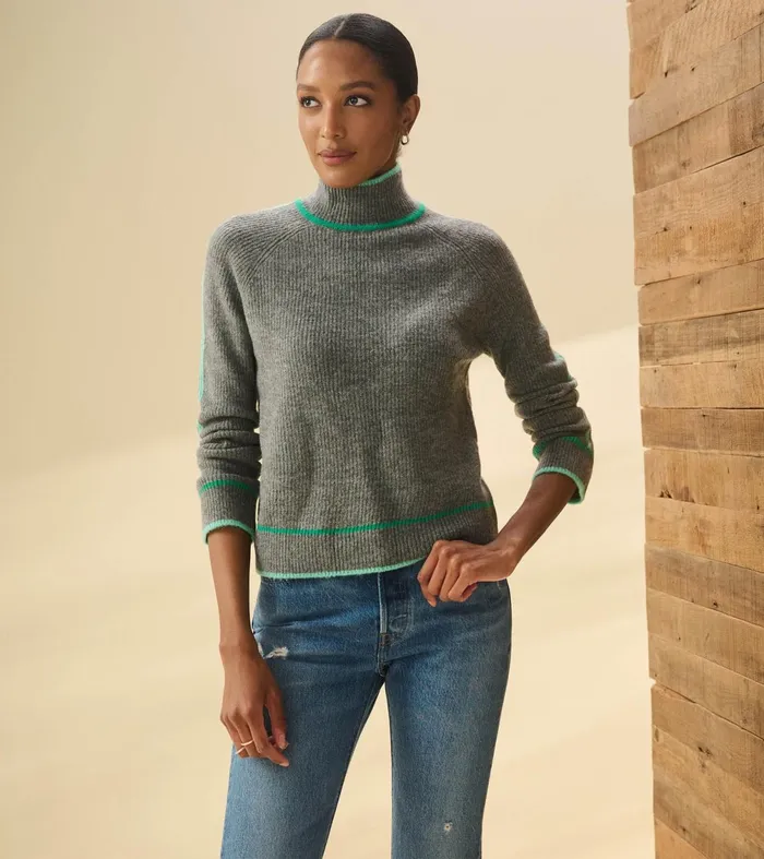 Sweaters Women Hatley Raglan Pullover 8211 Charcoal Heather