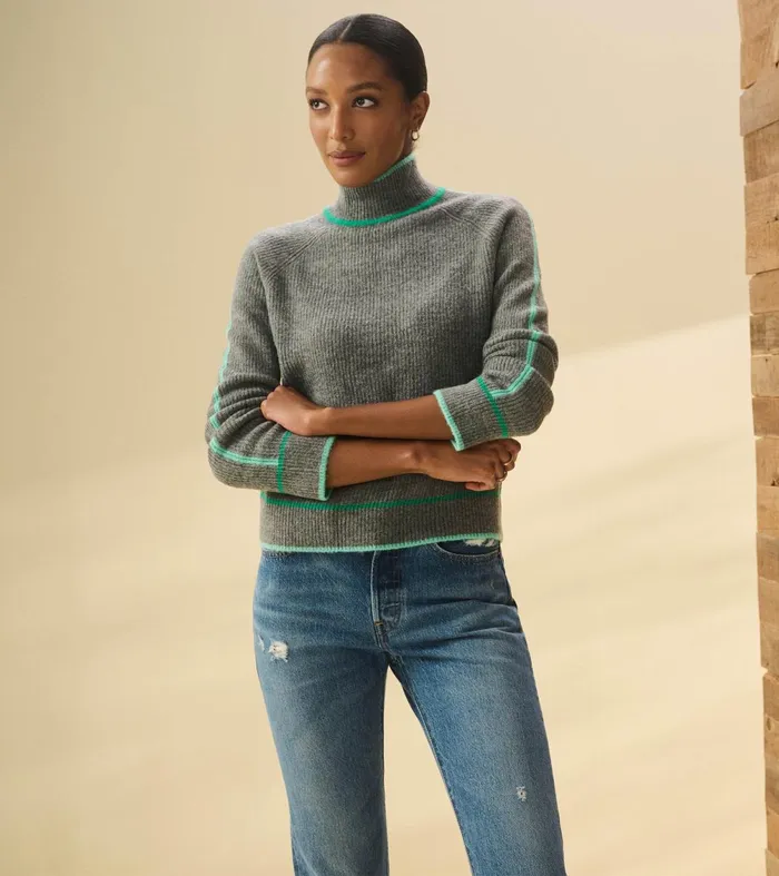 Sweaters Women Hatley Raglan Pullover 8211 Charcoal Heather