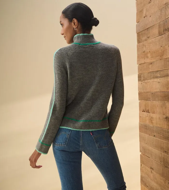 Sweaters Women Hatley Raglan Pullover 8211 Charcoal Heather