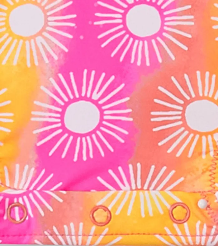 Swimwear Baby and Toddler Hatley Baby Girls Sunshine Rashguard Swimsuit
