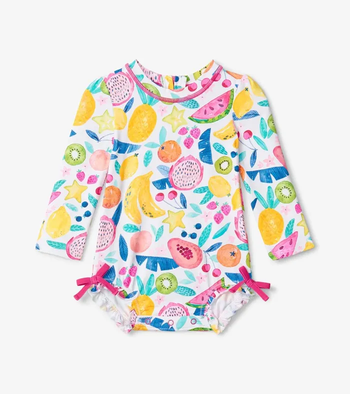 Swimwear Baby and Toddler Hatley Summer Fruit Baby Rashguard Swimsuit