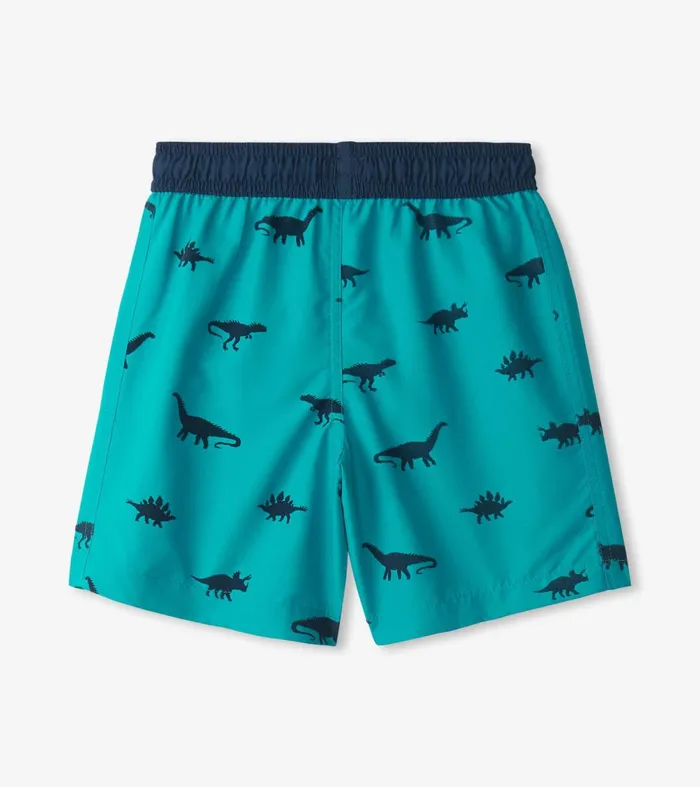 Swimwear Boys Hatley Boys Dino Silhouette Swim Trunks
