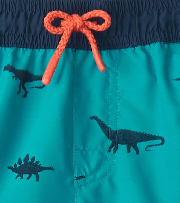Swimwear Boys Hatley Boys Dino Silhouette Swim Trunks