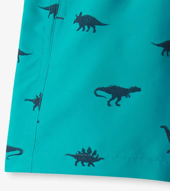 Swimwear Boys Hatley Boys Dino Silhouette Swim Trunks