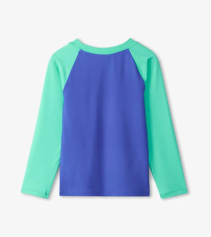 Swimwear Girls Hatley Girls Kaleidoscope Long Sleeve Rashguard