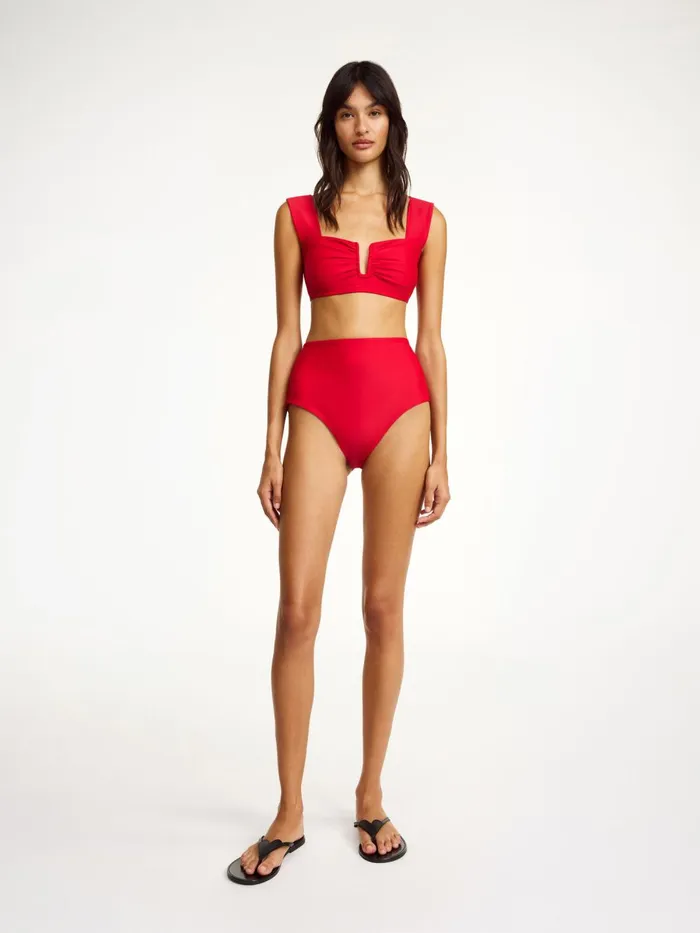 Swimwear Women By Malene Birger Belira Bikini Bottom Dark Chilli