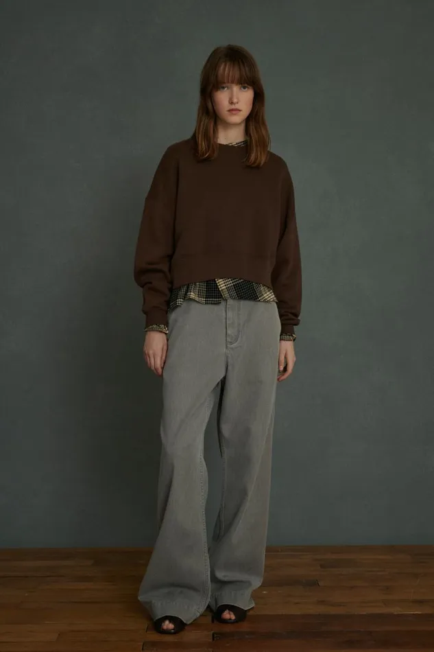 TShirts and Sweatshirts Women Soeur WILLOW SWEATSHIRT Dark Brown