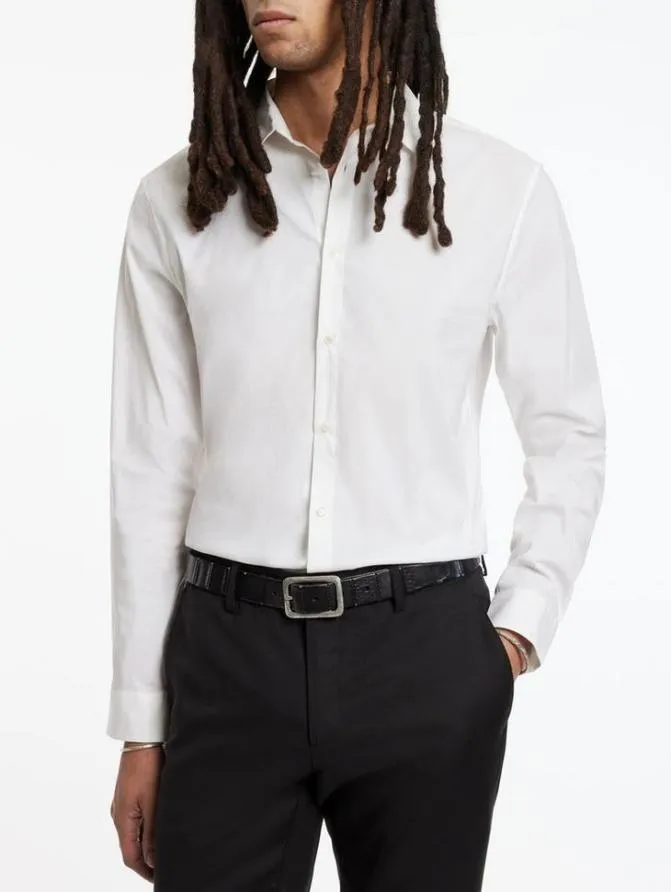 THOMPSON SHIRT Black Clothing John Varvatos Shirts THOMPSON SHIRT Black Clothing John Varvatos Shirts