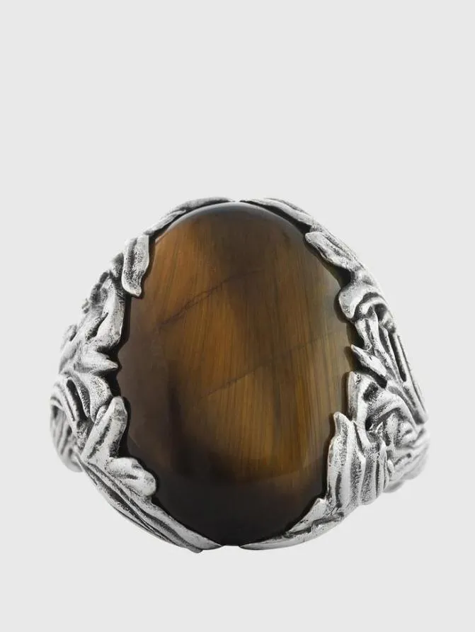TIGERS EYE RING No Color Accessories John Varvatos Jewelry