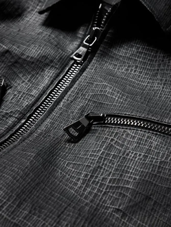 TILDEN JACKET Carbon Grey Clothing John Varvatos Leather Jackets