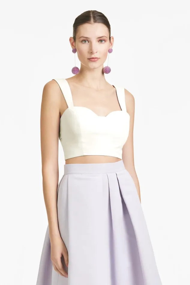 Tops and Blouses Women Sachin and Babi Darcy Top 8211 Ivory 8211 Faille