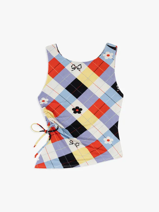 Tops Erin Tank Cirque Argyle Lisa Says Gah Women