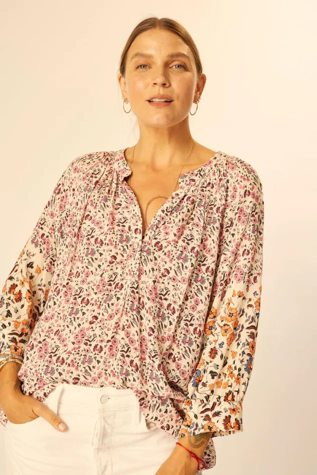 Tops Shop Natalie Martin REMY TOP Petite Fleur Rose