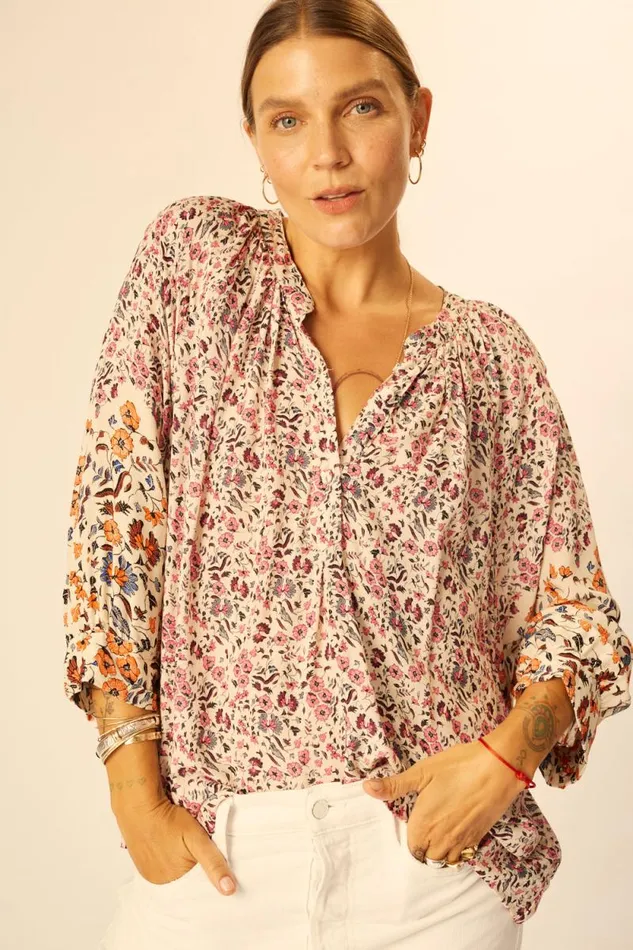 Tops Shop Natalie Martin REMY TOP Petite Fleur Rose