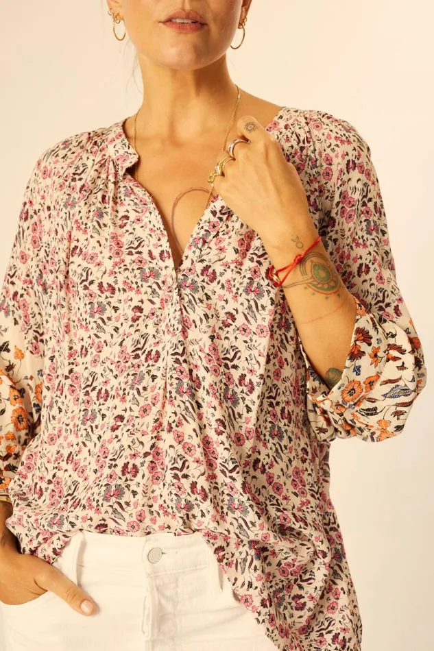 Tops Shop Natalie Martin REMY TOP Petite Fleur Rose