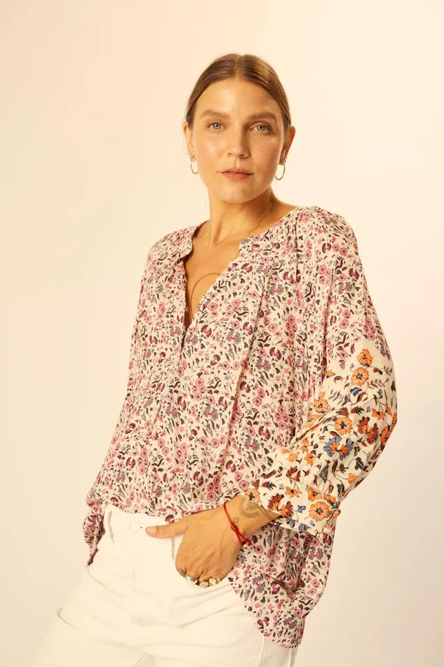 Tops Shop Natalie Martin REMY TOP Petite Fleur Rose