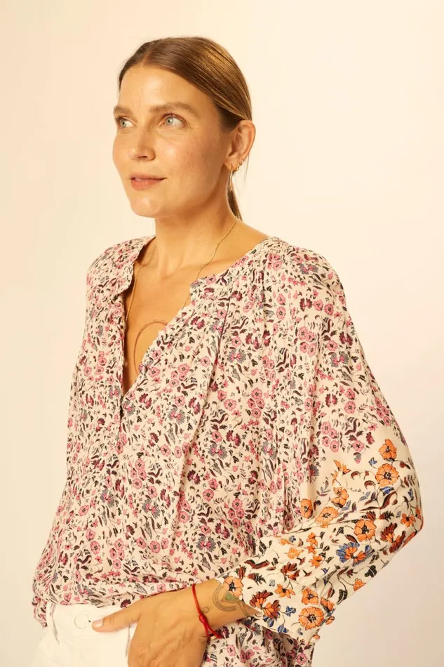 Tops Shop Natalie Martin REMY TOP Petite Fleur Rose