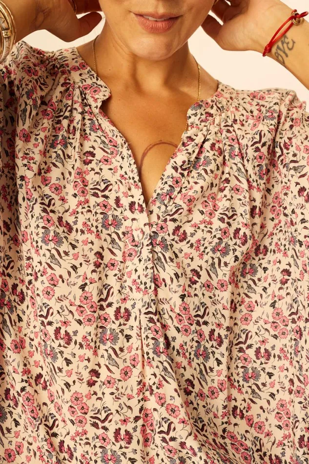 Tops Shop Natalie Martin REMY TOP Petite Fleur Rose