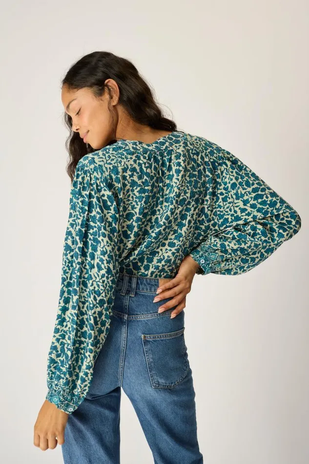 Tops Shop Natalie Martin TOLAN SHIRT Ivy Ocean