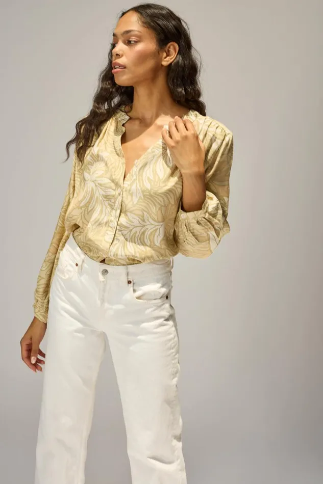 Tops Shop Natalie Martin TOLAN SHIRT Jungle Agave