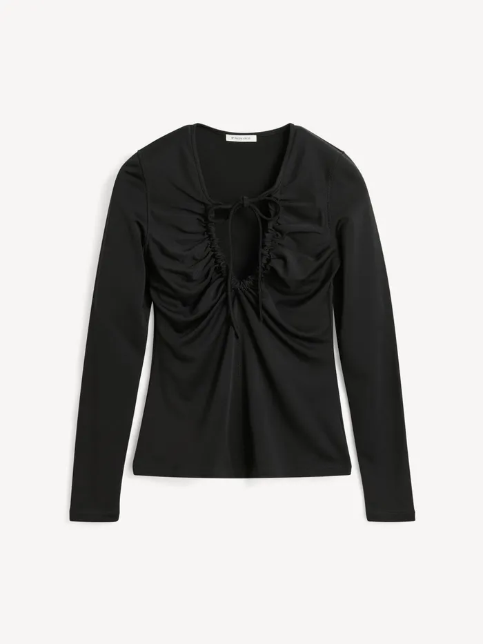 Tops Women By Malene Birger Derja Blouse Black Tops Women By Malene Birger Derja Blouse Black