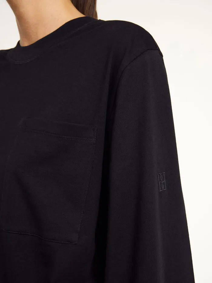 Tops Women By Malene Birger Fayeh Oversized Longsleeve Black Tops Women By Malene Birger Fayeh Oversized Longsleeve Black