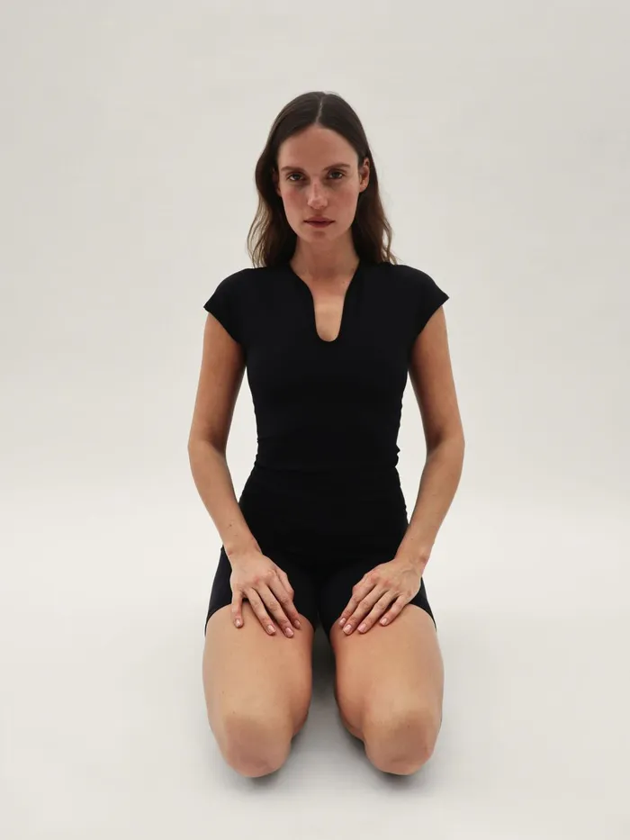 Tops Women By Malene Birger Venazia Athletic Top Black
