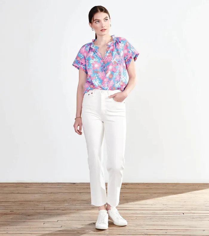 Tops Women Hatley Sylvie Blouse 8211 Wild Garden