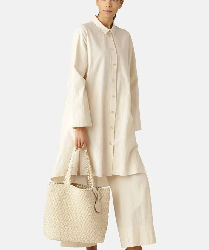 Tote Bag 8211 Ivory Platin Accessories Ilse Jacobsen Bags