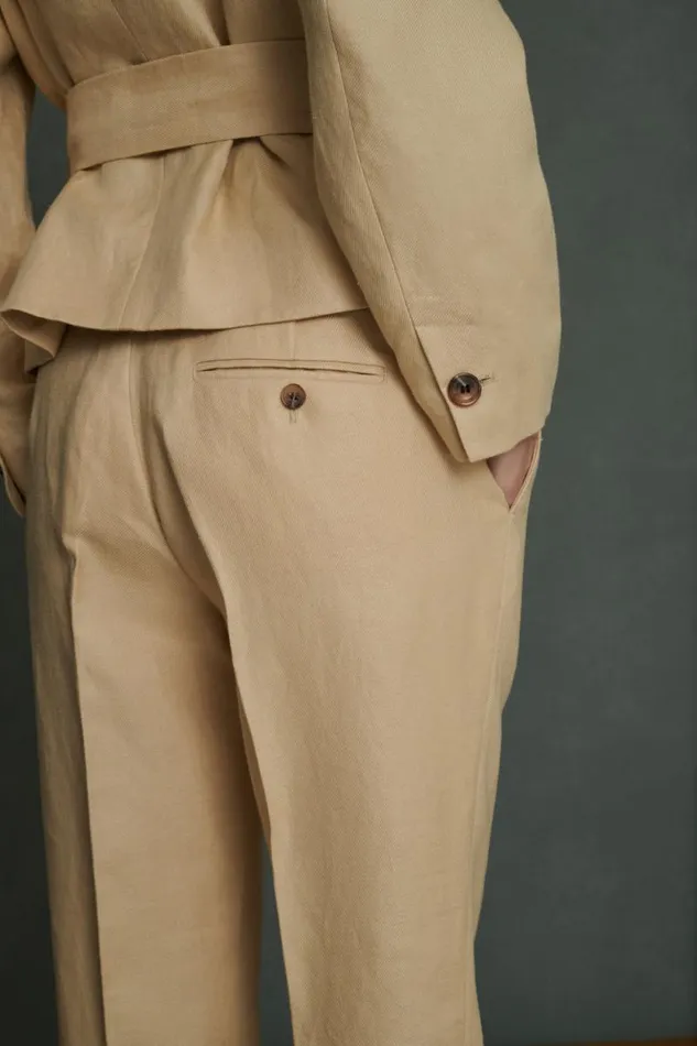 Trousers Women Soeur ADELE TROUSERS Vanilla