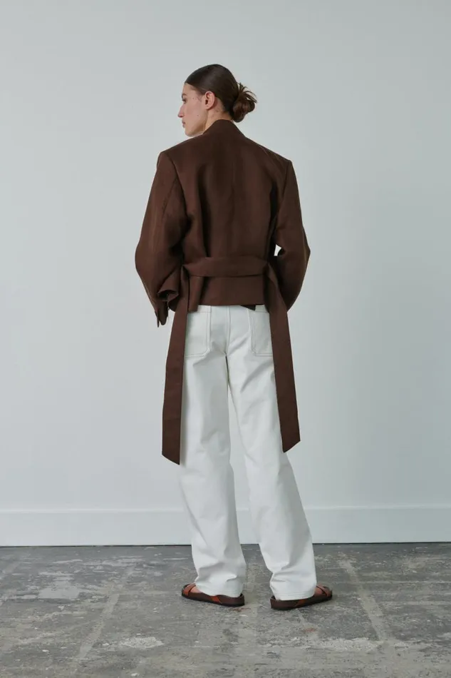 Trousers Women Soeur NAPOLEON JEANS Chalk