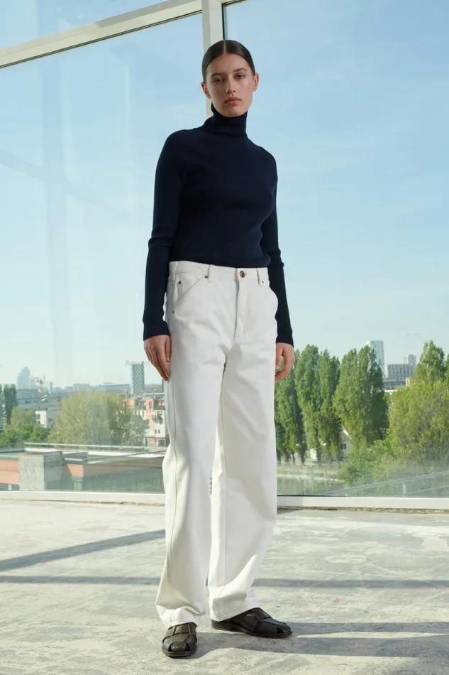 Trousers Women Soeur NAPOLEON JEANS Chalk