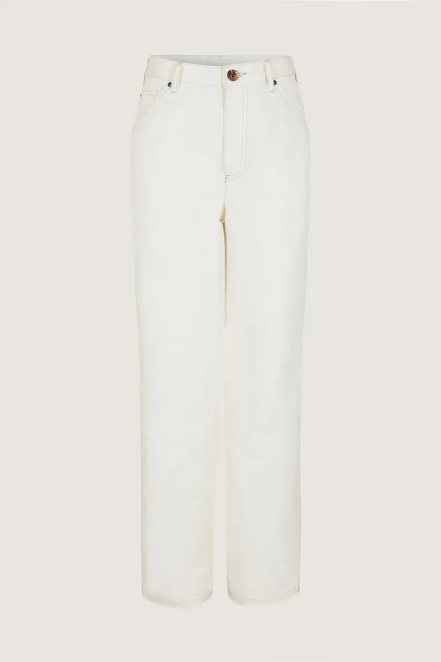 Trousers Women Soeur NAPOLEON JEANS Chalk