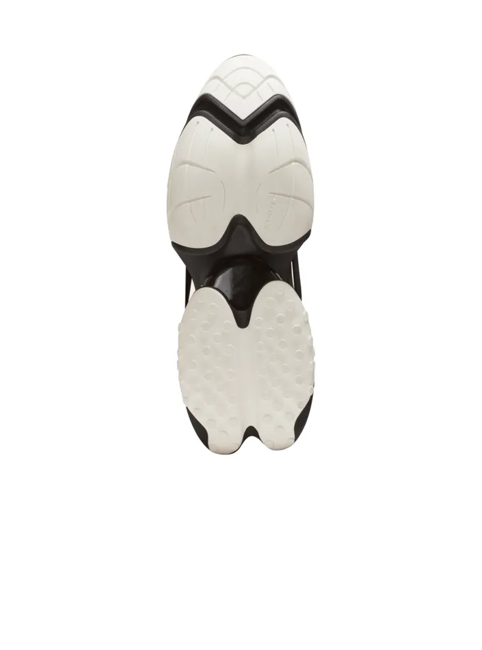 Unicorn Knit And Rubber Sneakers Black Men Balmain Sneakers