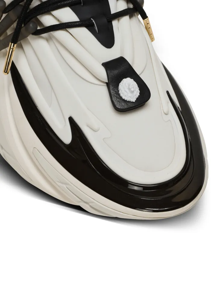 Unicorn Low Sneakers In Neoprene And Calfskin White Women Balmain Sneakers