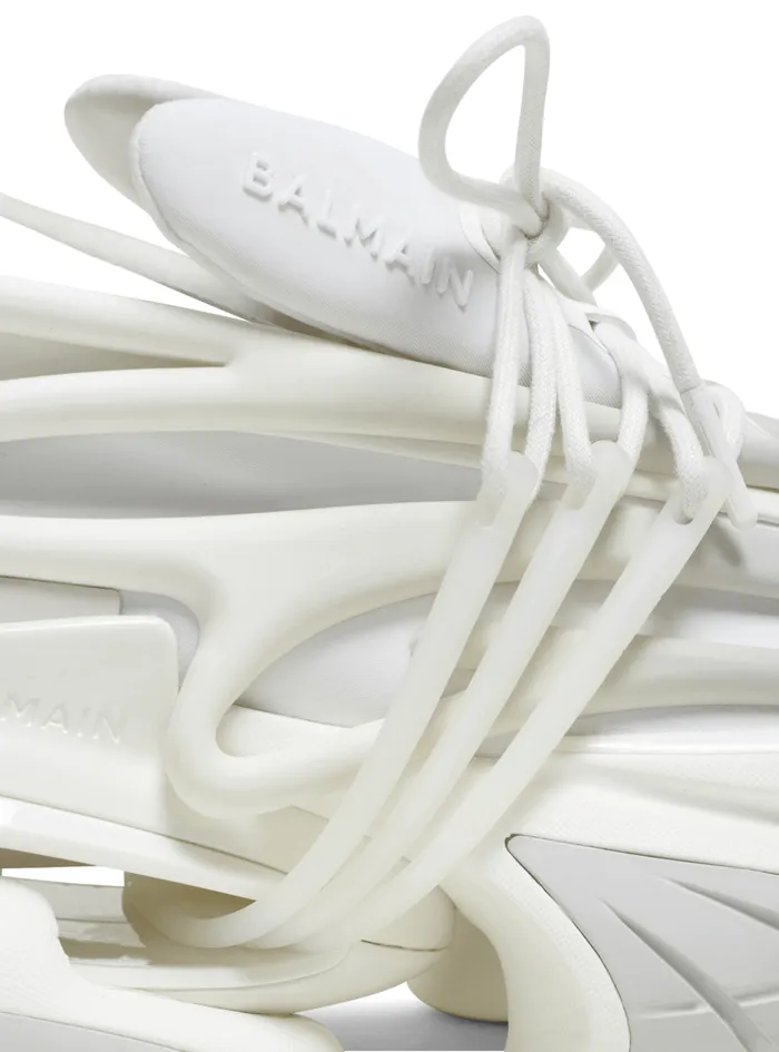 Unicorn Sneakers In Neoprene And Leather White Women Balmain Sneakers