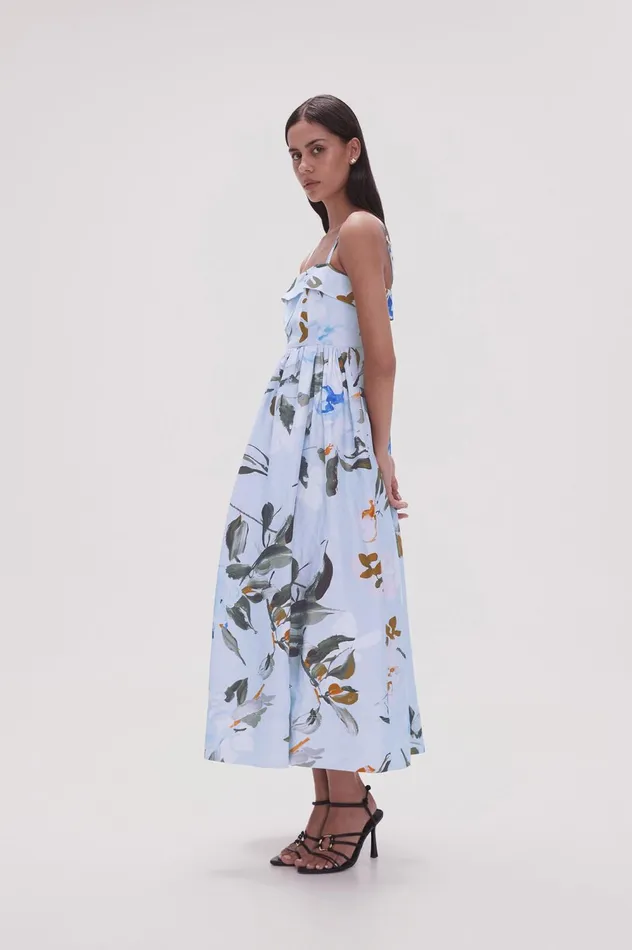 Untamed Midi Dress Divine Orchid Women Aje Bridesmaid Dresses
