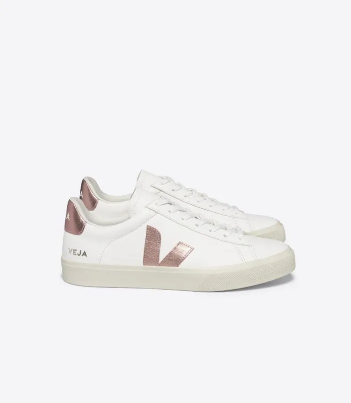 VEJA Campo Women CAMPO LEATHER WHITE NACRE