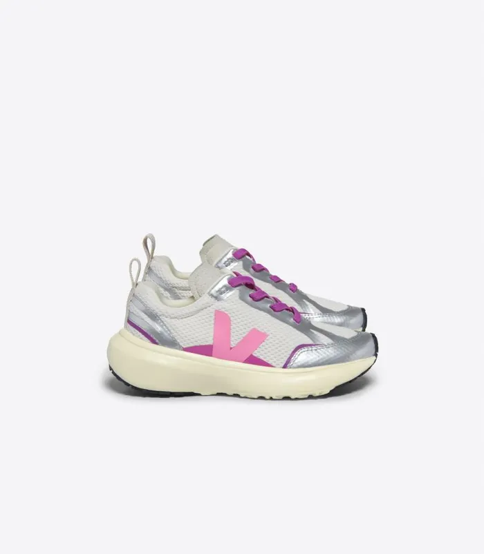 VEJA Canary Kids CANARY LIGHT ALVEOMESH GRAVEL MALIBU SILVER