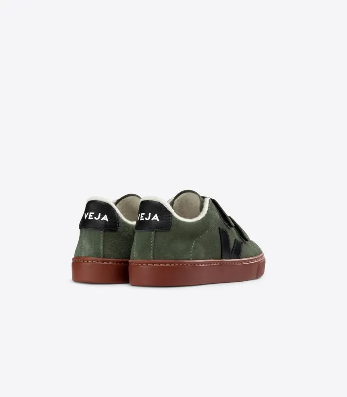 VEJA Esplar Kids ESPLAR FURED SUEDE MUD BLACK