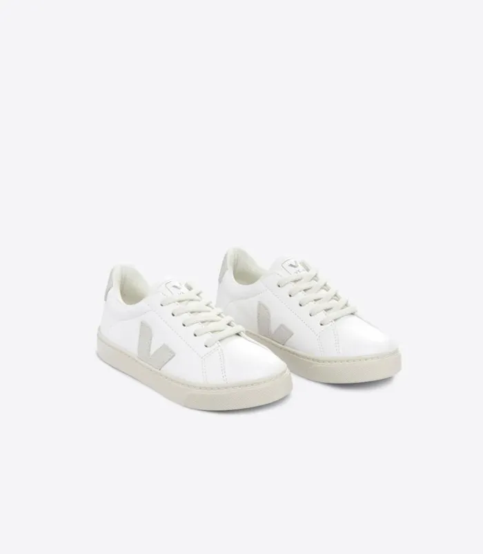 VEJA Esplar Kids ESPLAR LACES LEATHER WHITE NATURAL