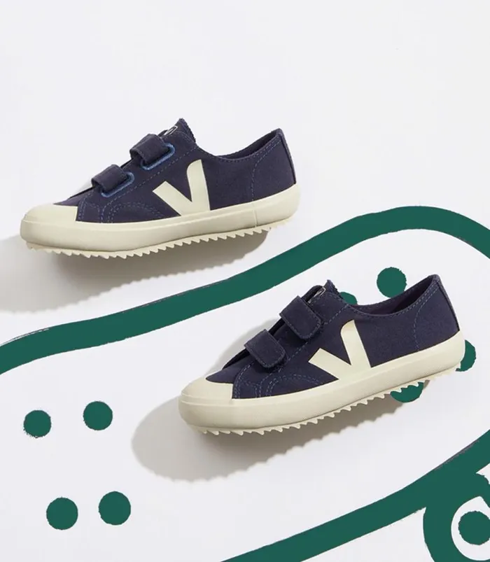 VEJA Ollie and Flip Kids OLLIE CANVAS MARINE PIERRE
